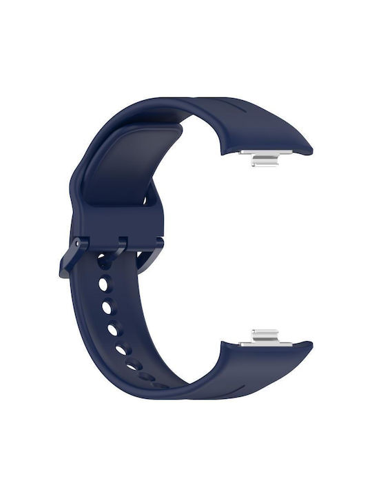 Λουράκι Silicone Vertical Stripe Xiaomi Redmi Watch 4 5 6 Smart Band 8 Pro 9 Pro Midnight Blue