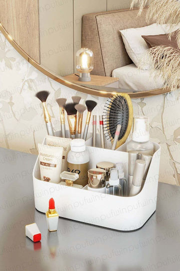 Stewehome Organizer Makeup Box Cosmetics Turquoise