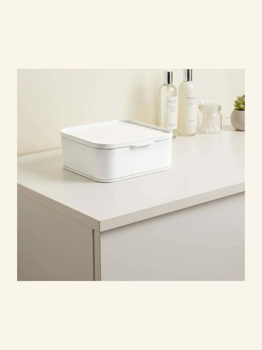 SteweHome Cosmetics Organizer with 1 Drawer White
