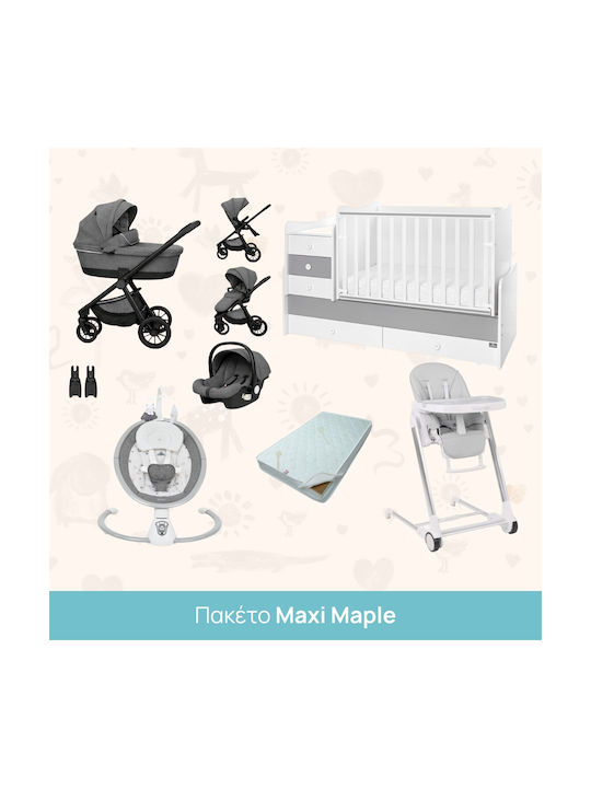 Beboulino Maxi Maple Σετ Βρεφικού Δωματίου Beboulino Maxi Maple Σετ Βρεφικού Δωματίου