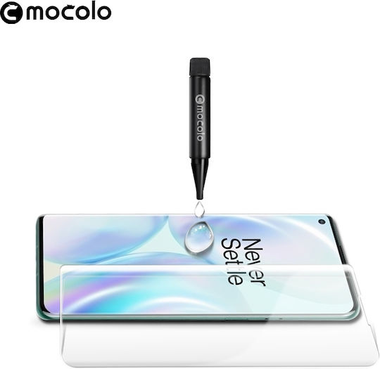 OnePlus 8 Pro Mocolo 9h 3d Vollflächige Gehärtetes Glas UV Displayschutzfolie