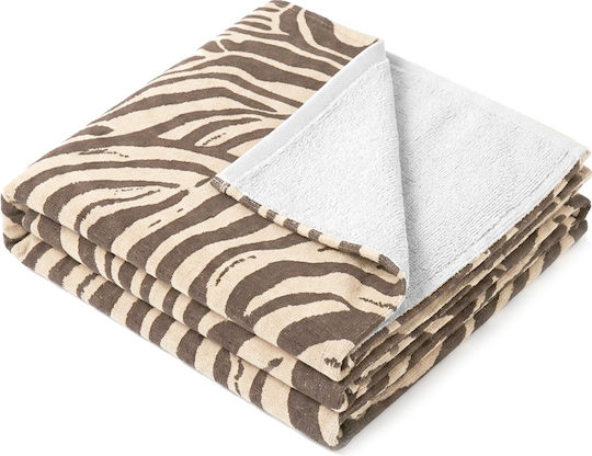 Miami Beach Brown Beach Towel 155x75cm