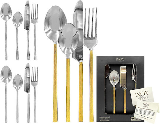 Victoria Cutlery Set Stainless Silver 24pcs