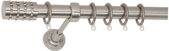 Import Hellas Bară Pentru Perdele Metalică Pliabilă No7 Simplă Φ25mm 140-250cm Oxi N7