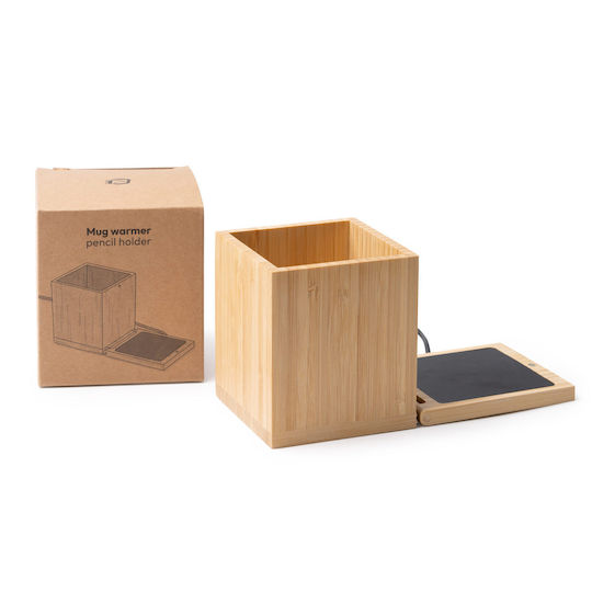 Pen Holder Mug Warmer in Beige Colour CT1551