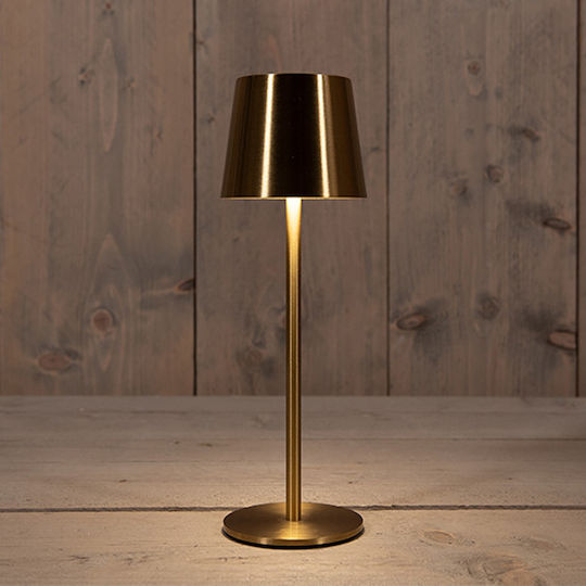 Anna's Collection Tischlampen Mit Goldenem Hut Und Goldener Basis