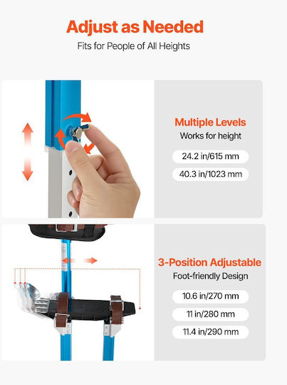 Vevor System for Lifting / Pulling Loads for Load Weight up to 103kg in Blue Colour