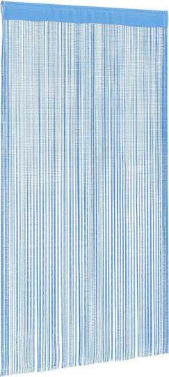 vidaXL Türvorhang aus Stoff Blau 100x250cm 4102045
