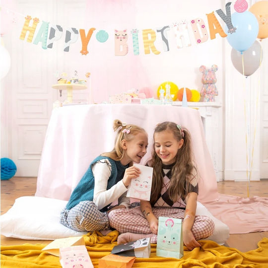 Paper Bags Candy Sweets Colorful Kittens Cats Birthday 6pcs
