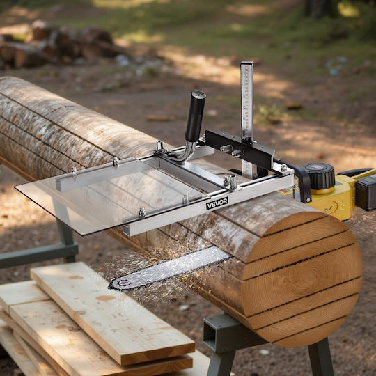 Portable Log Saw Vevor Portable Saw Fits Planer Bars 41-51 Cm Crosscut Wood Guide Shield Cutting Thickness 0.2-11.81 In 0.5-30.0 Cm Log Saw Set for Woodworkers
