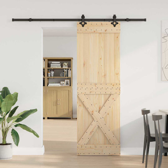 Πόρτα Εσωτερική Συρόμενη Laminate 344537 Ύψους 210cm