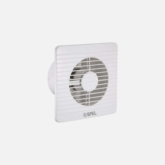 Wall-mounted Ventilator 120mm White