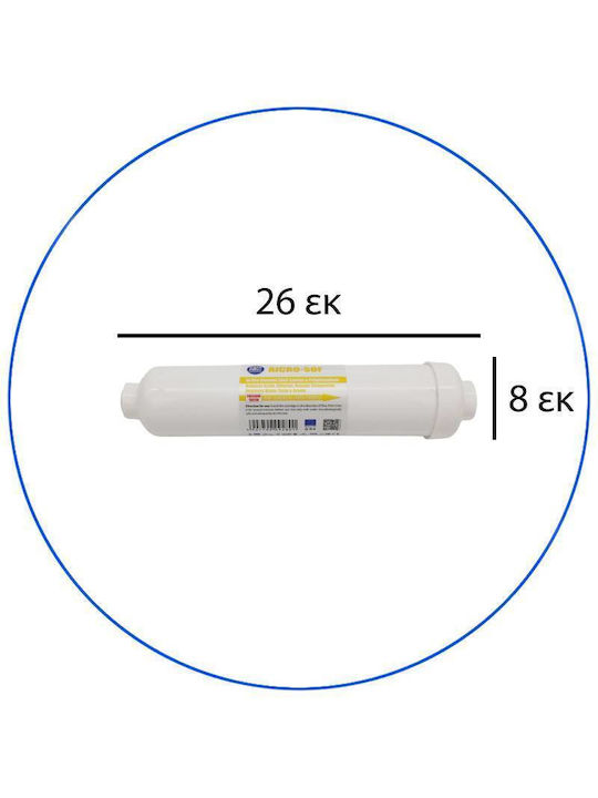 Aqua Filter Ersatz-Wasserfilterkartusche für Kühlschrank 1Stück