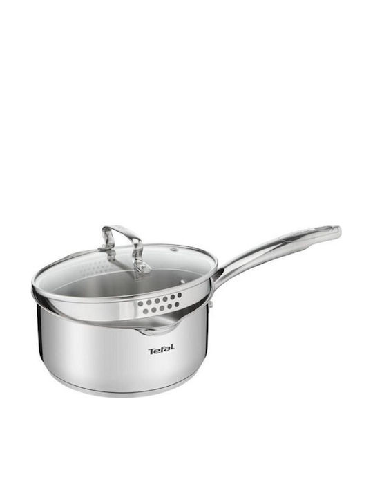 Tefal Duetto+ Комплект съдове за готвене от Неръждаема Стомана Silver 10бр