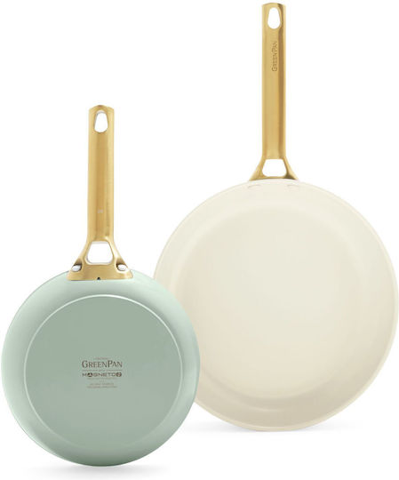 Green Pan Padova Reserve Σετ Τηγάνια από Αλουμίνιο Mint Green με Αντικολλητική Επίστρωση 2τμχ