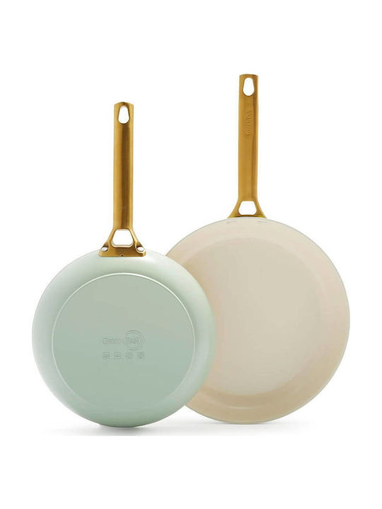 Green Pan Padova Reserve Σετ Τηγάνια Mint Green με Αντικολλητική Επίστρωση 2τμχ