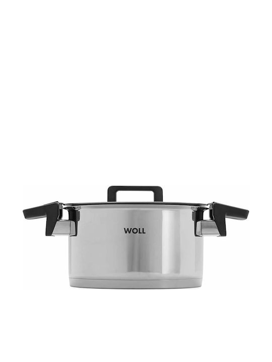 Woll Concept Σετ Μαγειρικά Σκεύη από Ανοξείδωτο Ατσάλι Ασημί 6τμχ