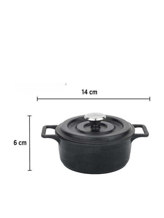 SteweHome Set Vase de Gătit din Fontă 5 Piese