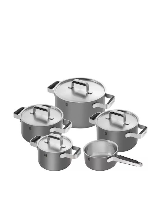 Zwilling J.A. Henckels Pure Cookware Cookware Set of Stainless Steel with Coating 5pcs