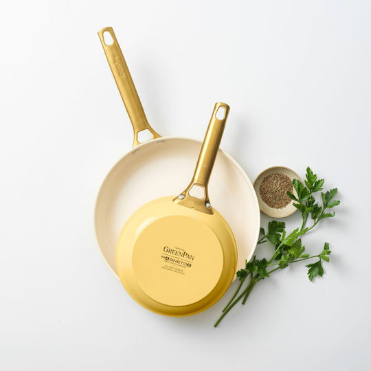 Green Pan Set De Tigăi Galbene Cu Acoperire Antiaderentă 2 Piese