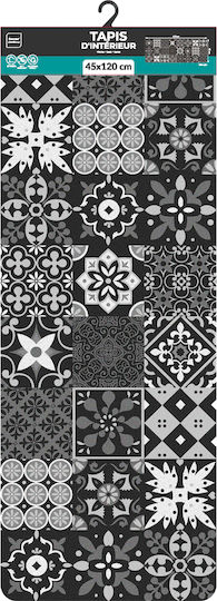 Douceur d'Intérieur Rechteckige Küchenmatte mit rutschfestem Unterlage Grey 120x45εκ.
