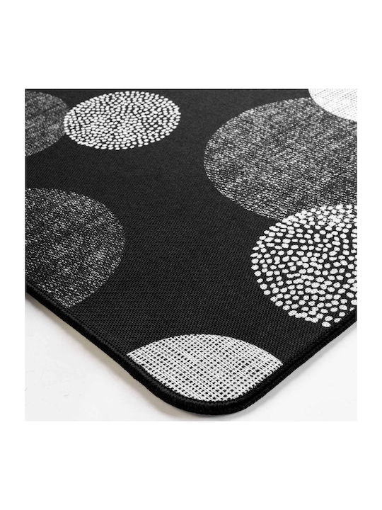 Douceur d'Intérieur Kitchen Mat Runner with Non-Slip Underlay Black 45x120cm