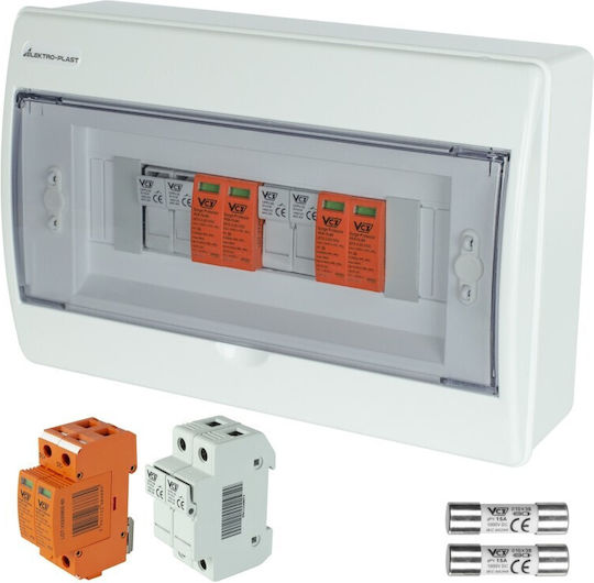 Electric Panel Photovoltaic System 8 Fuses