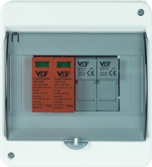 Electric Panel Photovoltaic System 4 Fuses