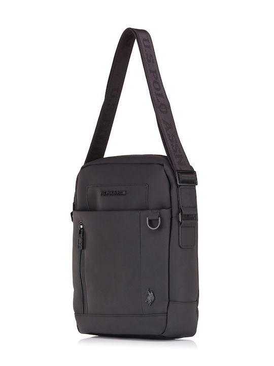 Männliche Schulter / Crossbody Tasche Schwarz