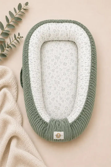 Baby Star Baby Nest Pillow Green