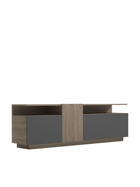 Шкаф за телевизор Дървен Vendora Sonoma-anthracite Д150xШ29.5xВ46.3см