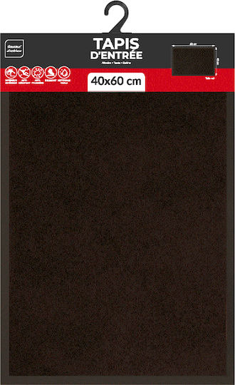 Kipper Πατάκι Εισόδου Μοκέτα Καφέ 40x60εκ.