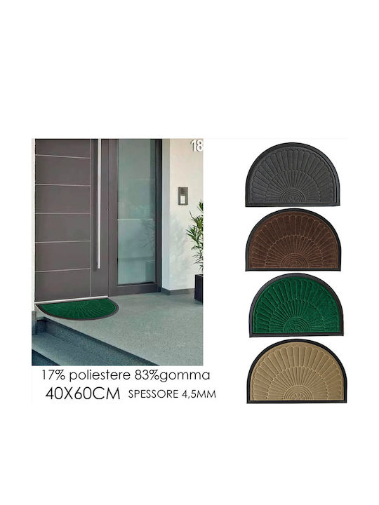ArteLibre Entrance Mat Semicircular 40x60cm (Various Colors)