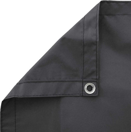 vidaXL Schatten-Teiler Schwarz mit PU-Beschichtung 1,5x3m 160g/m²