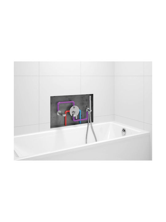 Deante Built-in Faucet Mixer for Shower Silver