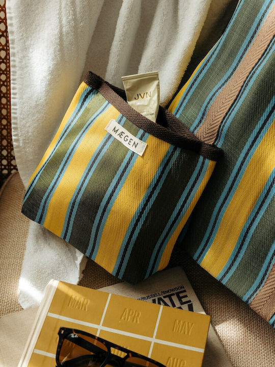Τσαντάκι Everywhere Pouch Choco Yellow Olive Maegen