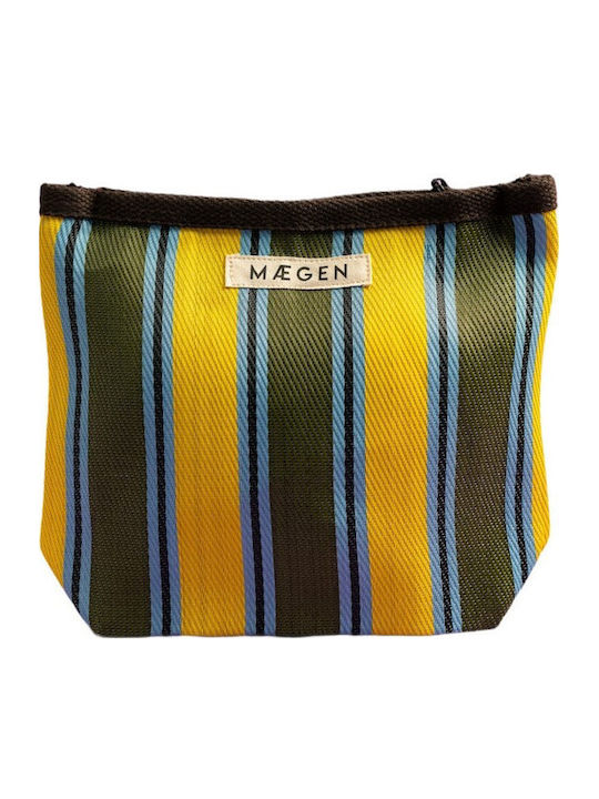 Τσαντάκι Everywhere Pouch Choco Yellow Olive Maegen