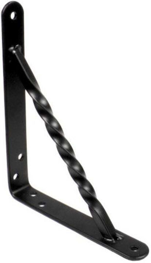 Amig Eckregal Metallisch in Schwarz Farbe 150x125mm 1Stück 61563