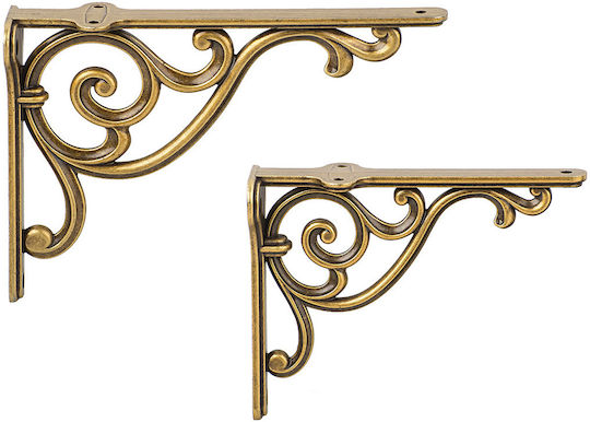 Roline 349 Raft de colț din Metal Antichitate 150x115mm 1buc 349