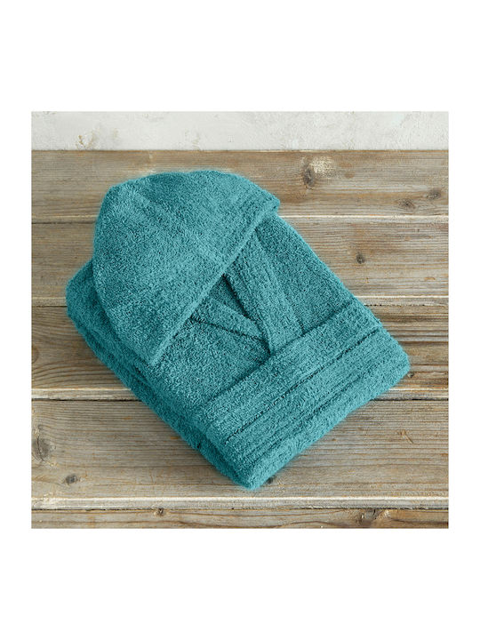 Nima Παιδικό Μπουρνούζι Wizard Jungle Green με Κουκούλα