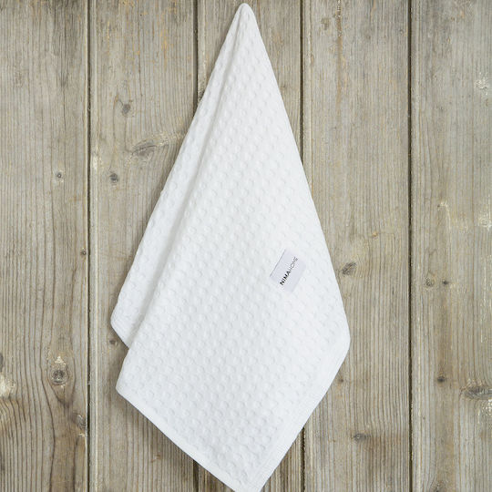Nima Arida Handtuch aus 100% Baumwolle White 50x70cm