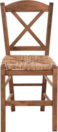HomeMarkt Wooden Skeleton for Dining Room / Kitchen Chair 40x48x88cm Brown