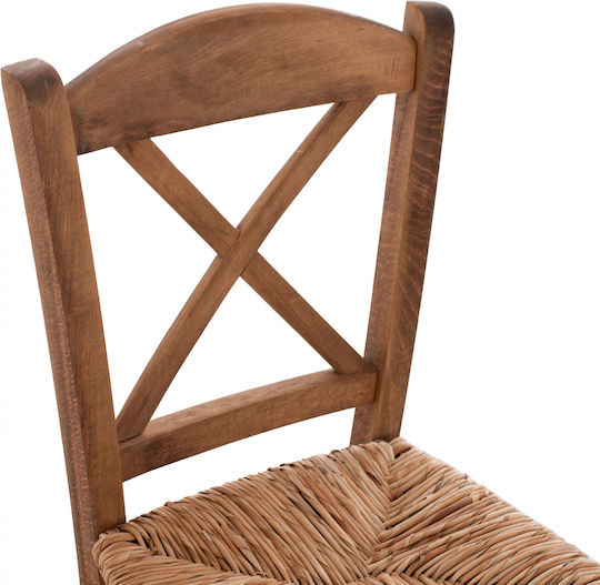 HomeMarkt Wooden Skeleton for Dining Room / Kitchen Chair 40x48x88cm Brown