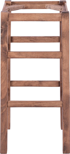 HomeMarkt Ramă Pentru Scaun De Bar Din Lemn 35x35x75cm Maro
