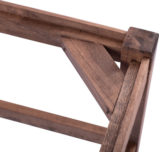 HomeMarkt Ramă Pentru Scaun De Bar Din Lemn 35x35x75cm Maro
