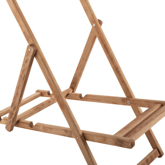 HomeMarkt Lemnos Rahmen Für Stuhl Für Regisseur Hölzernes 55.5x97x82cm Beige