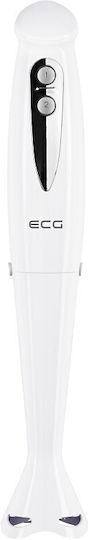 ECG Blender De Mână Cu Tijă Din Plastic 200W Alb