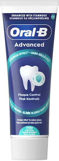 Oral-B Advanced Plaque Control Cleaning Crystals Toothpaste Against Plaque 75ml