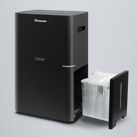 Inventor Comfort Αφυγραντήρας με Συμπιεστή Ιονιστή και Wi-Fi 16lt Μαύρος
