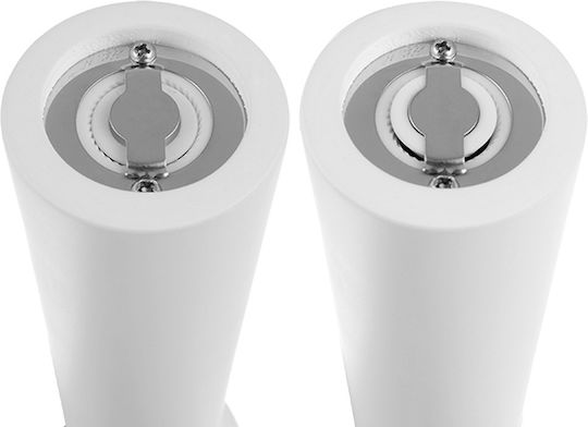 Orion Manual Pepper Mill Wooden in White Color 21.5cm